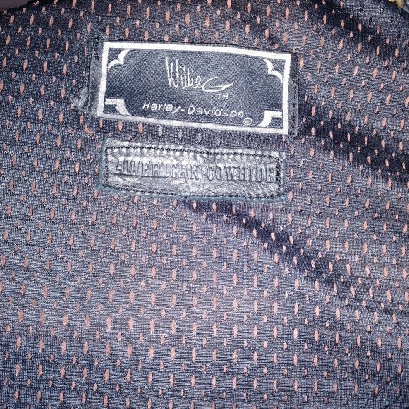 Harley Davidson leather ladies motorcycle jacket - Picture 3 of 7